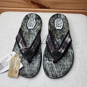 NWT Hey Dude Myers Flip Mossy Oak Fishing Size 8